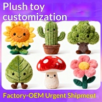 Boneka Plush Custom Maskot Perusahaan IP Kartun Boneka Kreatif Budaya Daerah Wisata Gantungan Kunci Logo Isi Kapas PP 10cm-300cm
