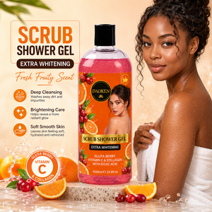 Approvisionnement direct usine, Gel de bain éclaircissant à la rose et au rétinol noir 1000 ml, Gel de bain corporel hydratant en profondeur et éclaircissant à la nicotinamide - Product Image 4