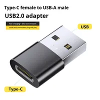 Harga Sangat Murah Baru 10G OTG Adapter USB Type-C Female Paket Besar 100-1000 Pcs Ponsel Kamera Laptop LED Sirkuit Pendek