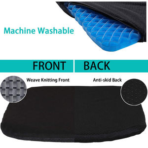 Cojines ergonómicos ortopédicos para asiento de Gel, alivio de presión mejorado, <span class=keywords><strong>Cojin</strong></span> De Gel para conductores de automóviles, silla de oficina, protección para asiento de Gel - Product Image 5