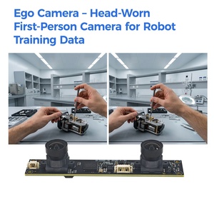 กล้อง Hampo Global Shutter Stereo Ego Binocular Vision พร้อม IMU 6 แกน GPIO Sync สำหรับหุ่นยนต์ฮิวแมนนอยด์ วิจัย VIO SLAM ความละเอียด 3840x1080 30fps - Product Image 5