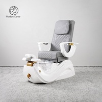 Fauteuil de pédicure de luxe MadamCenter, réglable et portable, spa de massage des pieds sans plomberie avec bol de spa, sans plomberie.