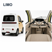Tricycle Électrique Passager LIMO, Tricycle Électrique à 2 Portes et 3 Sièges avec Cabine Fermée pour Trajets Communautaires, Vente en Gros