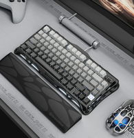 Clavier mécanique sans fil pour jeux GravaStar Mercury K1 75% - Noir dégradé