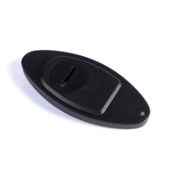 Télécommande universelle mate de haute qualité à 7 touches noire IR sans fil pour ventilateur électrique domestique
