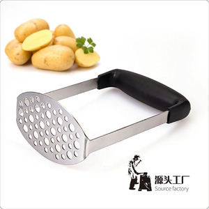 Triturador de papas de acero inoxidable Lihefeng de 18 cm, tipo arco, prensa manual para alimentos, para bebés y uso doméstico. - Product Image 3