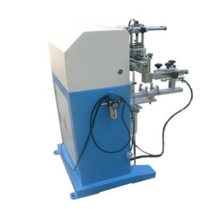 Precision Semi-Automatic Cylinder Screen Printer for Card & Paper Labelling <b>Glass</b> Plastic Metal Cups Farm Industries - Product Image 5