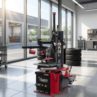 Machine à changer les pneus Wolange 10"-22" à bras oscillant W-668 avec moteur de 1,1 kW certifiée CE pour un changement rapide et facile des pneus