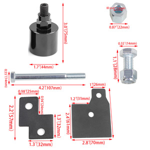 Kit de levage de suspension avant et arrière de 2,4 pouces pour véhicule utilitaire Polaris 500 570 600 700 800 - Product Image 2