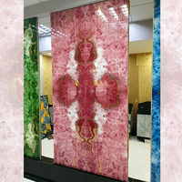 Carrelage mural en céramique rose doré de luxe Foshan, carrelage en porcelaine vitrifiée poli pour la décoration intérieure de la salle de bain et du sol de la maison