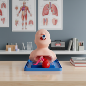 Mannequin d'intubation des voies respiratoires pour bébés pour <span class=keywords><strong>la</strong></span> formation en soins infirmiers et en éducation médicale - Product Image 1