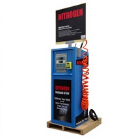 Générateur d'azote numérique automatique pour pneus de voiture, machine en libre-service extérieure G5, fonctionnement par carte et pièces, avec compresseurs d'air