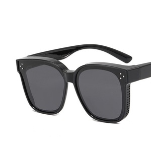 Lunettes de soleil polarisées rectangulaires UV400, lunettes de soleil de conduite à monture complète, unisexe, adulte - Product Image 5