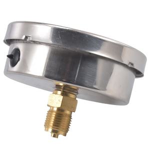 अनुकूलन योग्य तरल स्टेनलेस स्टील mbar ग्लिसरीन हाइड्रोलिक तेल भरे psi दबाव मैनोमीटर तापमान उपकरण - Product Image 4