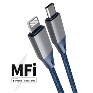 MFI tipo di fabbrica C <span class=keywords><strong>cavo</strong></span> di ricarica USB C a 8pin per <span class=keywords><strong>iPhone</strong></span> <span class=keywords><strong>cavo</strong></span> di ricarica veloce IOS <span class=keywords><strong>cavo</strong></span> compatibile - Product Image 1