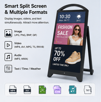 Support d'affichage vidéo LED, Totem d'affichage LED, Écran mobile portable étanche IP65 pour la publicité marketing
