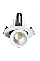50% de réduction 12W 18W 30W 40W Spot encastré rond réglable Led pour la maison Plafond intérieur Boutique Affichage certifié RoHs