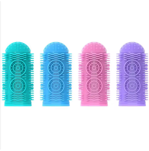 แปรงสีฟันซิลิโคนสำหรับสุนัขและแมว ชุดแปรงทำความสะอาดฟันสำหรับสัตว์เลี้ยง อุปกรณ์ดูแลสัตว์เลี้ยงสำหรับสัตว์ขนาดเล็ก เครื่องมือดูแลสุขภาพช่องปาก - Product Image 2