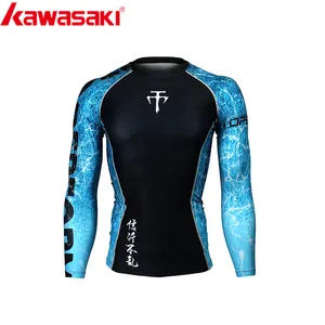 Bán Buôn Trống OEM Surf In Nén Áo Sơ Mi Dài Tay Áo UV Tùy Chỉnh Phát Ban Vest Tùy Chỉnh In Phát Ban Bảo Vệ Cho Nam Giới