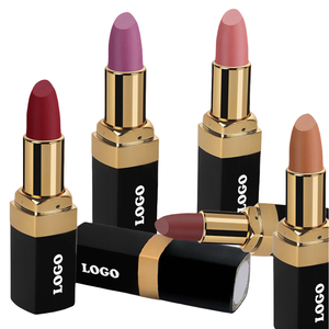 Créez vos marques rouge à lèvres doré finition velours mat maquillage longue durée sans transfert personnalisé rouge à lèvres mat - Product Image 2