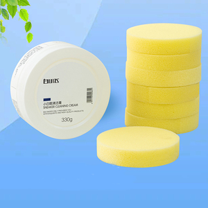 Crema blanca para el cuidado de los zapatos con espuma rica en esponja <span class=keywords><strong>Limpiador</strong></span> de <span class=keywords><strong>zapatillas</strong></span> multifuncional y eliminación de manchas Pasta de limpieza de zapatos - Product Image 3