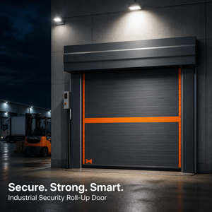 <span class=keywords><strong>Porte</strong></span> de <span class=keywords><strong>garage</strong></span> à enroulement rapide en alliage d'aluminium haut de gamme, moderne et personnalisée, pour entrée de véhicule, mur extérieur intelligent, anti-effraction, en spirale - Product Image 2