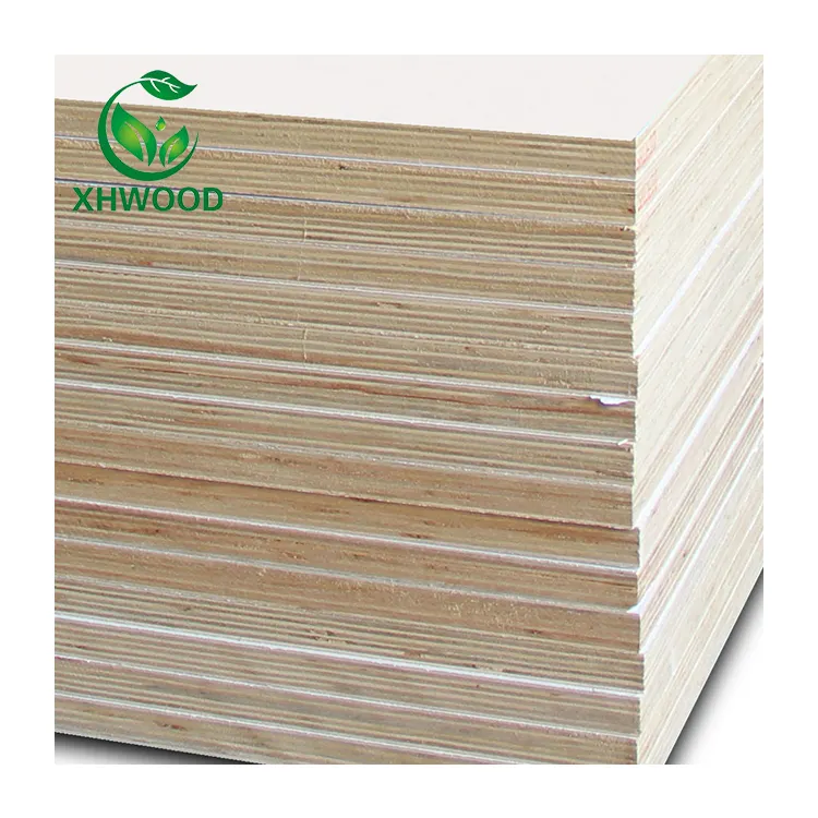 Linyi — feuille de contreplaqué blanc, bois stratifié en mélamine, lancers de contreplaqué, 18mm, 3mm