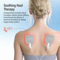 Appareil de physiothérapie portable à prix d'usine pour la rééducation et le soulagement de la douleur, machine TENS avec fonction chauffante