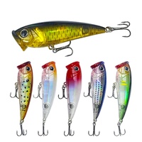 NOUVEAU Leurre Popper MAJOR 70mm 8.5g ABS, Appât Dur, 10 Couleurs, pour Achigan, Brochet, Perche
