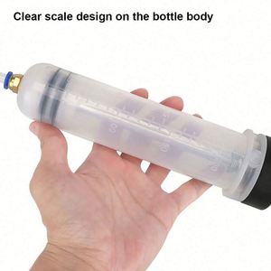 Pompe à seringue pour réparation de vélo, extracteur de liquide, outil de réparation de vélo multifonctionnel, Portable, grande capacité de 200ml, en plastique et aluminium - Product Image 5