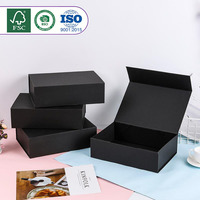 Boîte cadeau magnétique pliable professionnelle Hong Sheng, couleur et taille personnalisées, fermeture magnétique