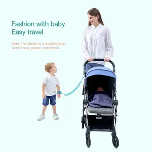 Tali Pergelangan Tangan Bayi dengan Kunci, 1.5M Tali Anti Hilang Pengaman Balita Tali Jalan Anak Tali Pergelangan Tangan Bayi dengan Kunci