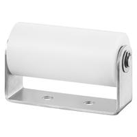 Poulie de guidage pour porte coulissante en acier inoxydable 304 avec trous, roue à roulement en nylon et rouleau de positionnement en plastique