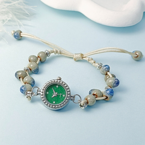 Reloj de Cuarzo para Mujer WJ-11526, Diseño Moderno con Esfera de Cristal, Correa con Cuentas Decorativas, Único y Bonito, Venta al Por Mayor a Precio Económico - Product Image 6