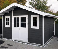 EASYGREEN Série E – Abri de jardin moderne en WPC, abri à outils extérieur, abri préfabriqué pour appartement, hall, chambre, parc – Facile à installer