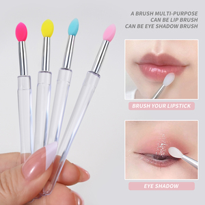 <span class=keywords><strong>Pinceau</strong></span> en silicone pour poudre Aurora, applicateur de poudre <span class=keywords><strong>magique</strong></span> effet miroir, bâton de maquillage réutilisable, crayon de sculpture 3D, outil de nail art - Product Image 4