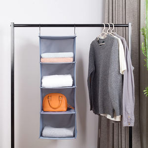 Organisateur de vêtements de style vintage avec <span class=keywords><strong>tiroirs</strong></span> en tissu et sacs de rangement en PP, pliable et réglable pour une utilisation domestique à des fins spéciales - Product Image 2