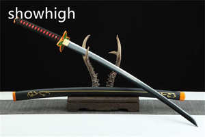 Espada <span class=keywords><strong>Katana</strong></span> de Bambú Personalizable de Demon Slayer, Kochou <span class=keywords><strong>Shinobu</strong></span>, Colección de Cosplay, SS376BK - Product Image 3