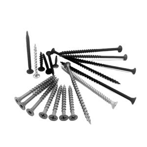 Phosphate d'acier noir/gris C1022A # Vis autotaraudeuses pour cloisons sèches/gypse à tête de trompette, 6 pièces, pouce/métrique - Product Image 6