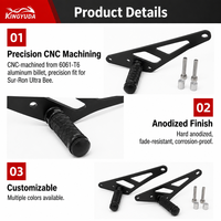 Repose-pieds passager en aluminium CNC pour Sur-Ron Ultra Bee, pièces OEM anodisées pour moto électrique tout-terrain MX