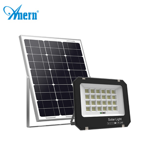 Đèn pha năng lượng mặt trời anern 300W với chất lượng cao hạt đèn năng lượng mặt trời cảm biến chuyển động năng lượng mặt trời ánh sáng IP66 điều khiển từ xa - Product Image 1