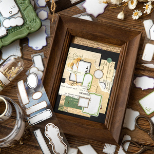 Ruban adhésif de 2 m/rouleau, style minimaliste, papier d'étiquette, matériaux de décoration de tente faits à la main, 6 options - Product Image 2