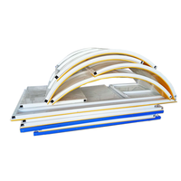 Barrière de patinoire ZSPE - Barrière en HDPE durable pour patinoires publiques et patinoires de patinage artistique