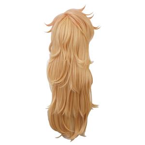 Vente en gros de perruque <span class=keywords><strong>Douma</strong></span> Demon Slayer Cosplay 80cm de long perruque de cheveux synthétiques bouclés dorés Anime Peluca résistant à la chaleur pour la fête - Product Image 5