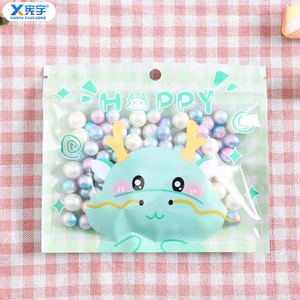 Bolsa de Plástico <span class=keywords><strong>con</strong></span> Cierre Hermético y Ventana Transparente para Cosméticos, Papelería, Joyería y Regalos, Venta al Por Mayor - Product Image 5