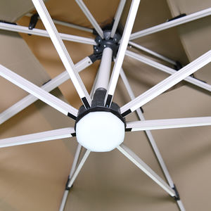 Sombrilla Grande de 11 pies para Patio Trasero, Piscina, Jardín, Impermeable, con Luz LED y Energía Solar - Product Image 4