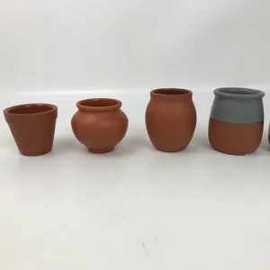 Keramische Mini Leuke Honing, Pudding, Yoghurt, Ijs Pot, Aangepaste Terracotta Pot