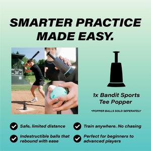 Nouveau lanceur de balles de baseball pour entraînement transfrontalier, pour entraînement en intérieur/extérieur, lance des balles de 46 pouces de hauteur, développe la synchronisation - Product Image 5