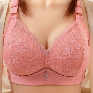 Reggiseni da donna plus-size all'ingrosso della fabbrica, biancheria intima del petto raccolta di alta qualità, reggiseni comodi senza cerchi. - Product Image 5