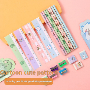 Juego de Lápices de Papelería Lovey en Blíster para la Escuela y la Oficina, con Borrador y Sacapuntas, Logotipo Personalizado, Regalo para Niños - Product Image 3